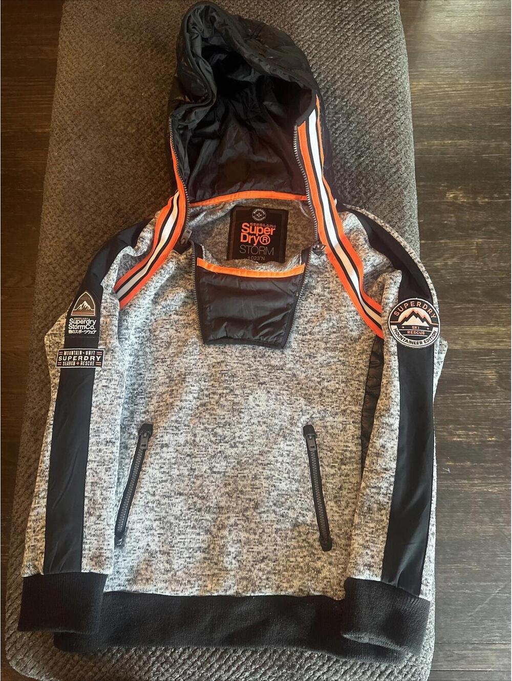 superdry Storm Slalom Overhead Hoodie mountaineer edition Youth XL